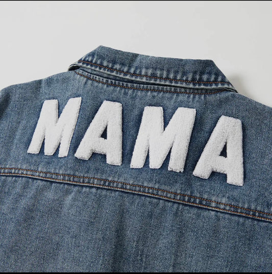 Mama Denim button up