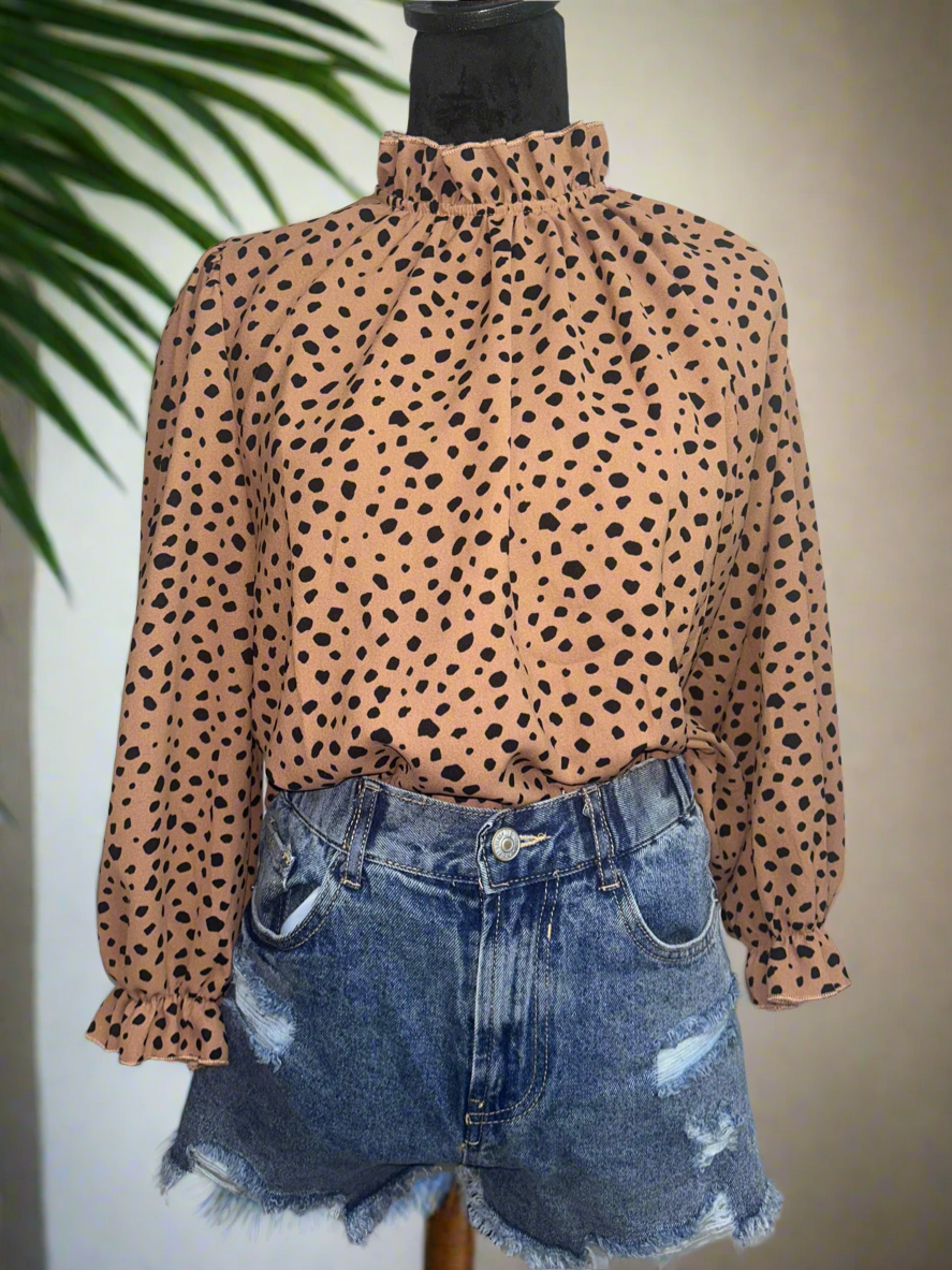 Animal Chic Blouse